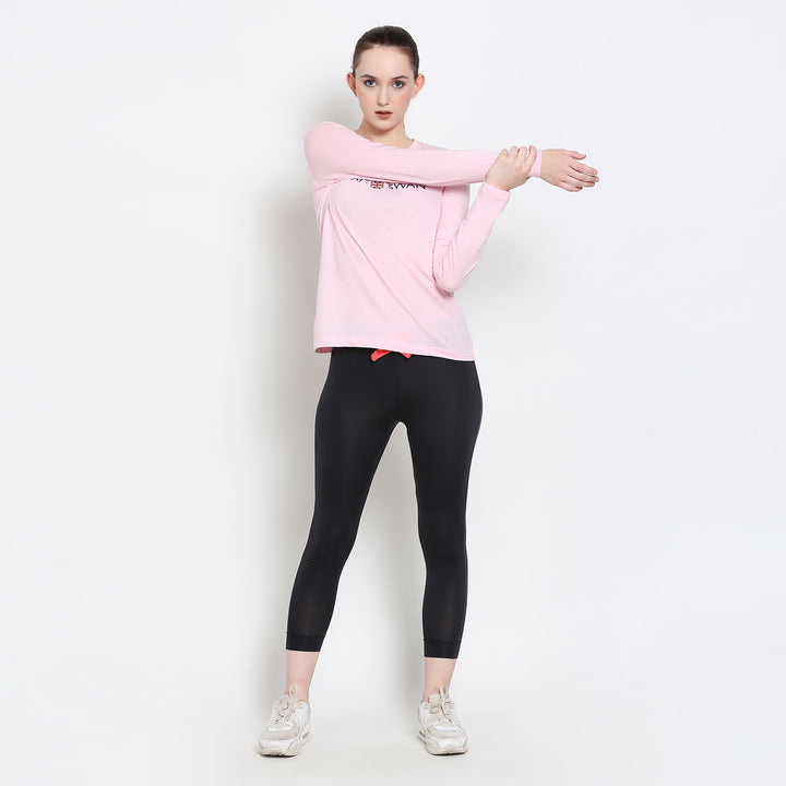 Women'S Premium Cotton Printed Full Sleeve T-Shirts