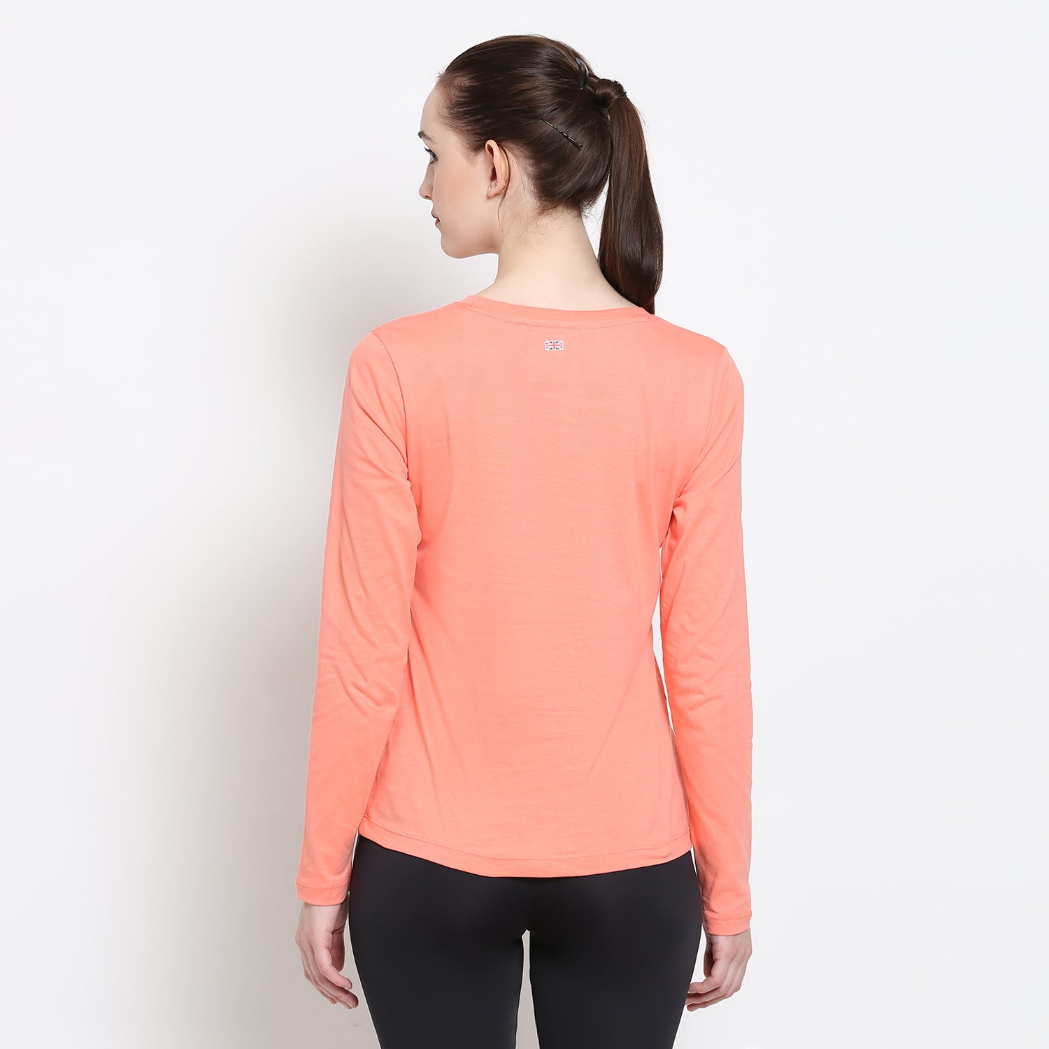 Women'S Premium Cotton Solid Full Sleeve T-Shirts