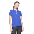 WOMENS PREMIUM COTTON SOLID HALF SLEEVE POLO T-SHIRTS
