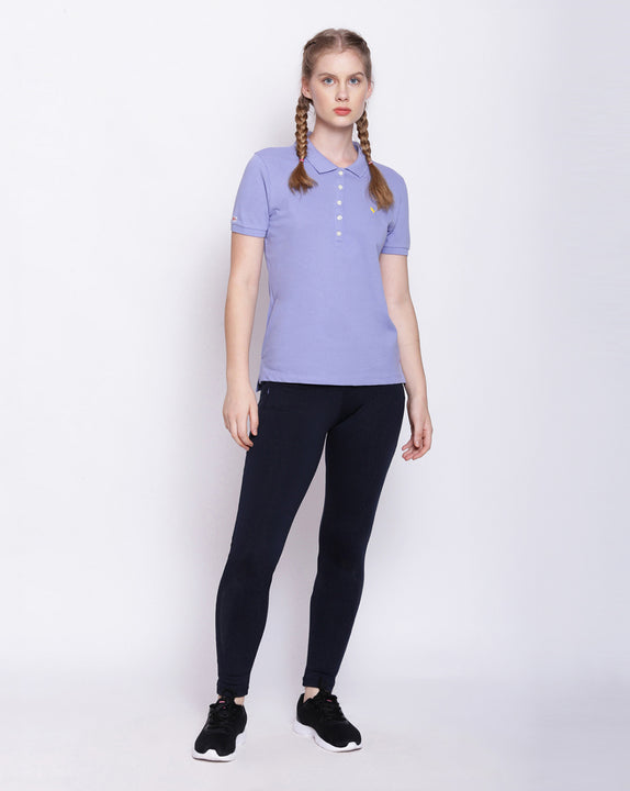 Womens Premium Cotton Solid Half Sleeve Polo T-Shirts