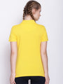 WOMENS PREMIUM COTTON SOLID HALF SLEEVE POLO T-SHIRTS