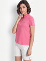 Womens Premium Cotton Solid Half Sleeve Polo T-Shirts