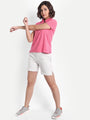 Womens Premium Cotton Solid Half Sleeve Polo T-Shirts