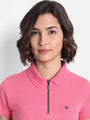 Womens Premium Cotton Solid Half Sleeve Polo T-Shirts