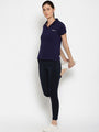 WOMENS PREMIUM COTTON PRINTED HALF SLEEVE POLO T-SHIRTS