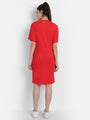 Womens Premium Cotton Half Sleeve Flared Dresses