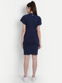 WOMENS PREMIUM COTTON HALF SLEEVE FLARED DRESSES