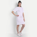 Womens Premium Cotton Half Sleeve Flared Dresses