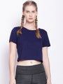 Women'S Premium Cotton Printed Half Sleeve Crop T-Shirts