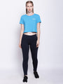 Women'S Premium Cotton Printed Half Sleeve Crop T-Shirts