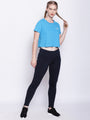 Women'S Premium Cotton Printed Half Sleeve Crop T-Shirts
