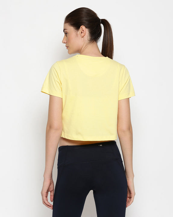 Women'S Premium Cotton Printed Half Sleeve Crop T-Shirts