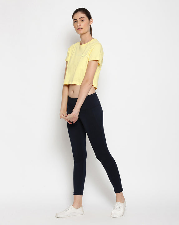 Women'S Premium Cotton Printed Half Sleeve Crop T-Shirts