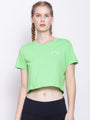 Women'S Premium Cotton Printed Half Sleeve Crop T-Shirts