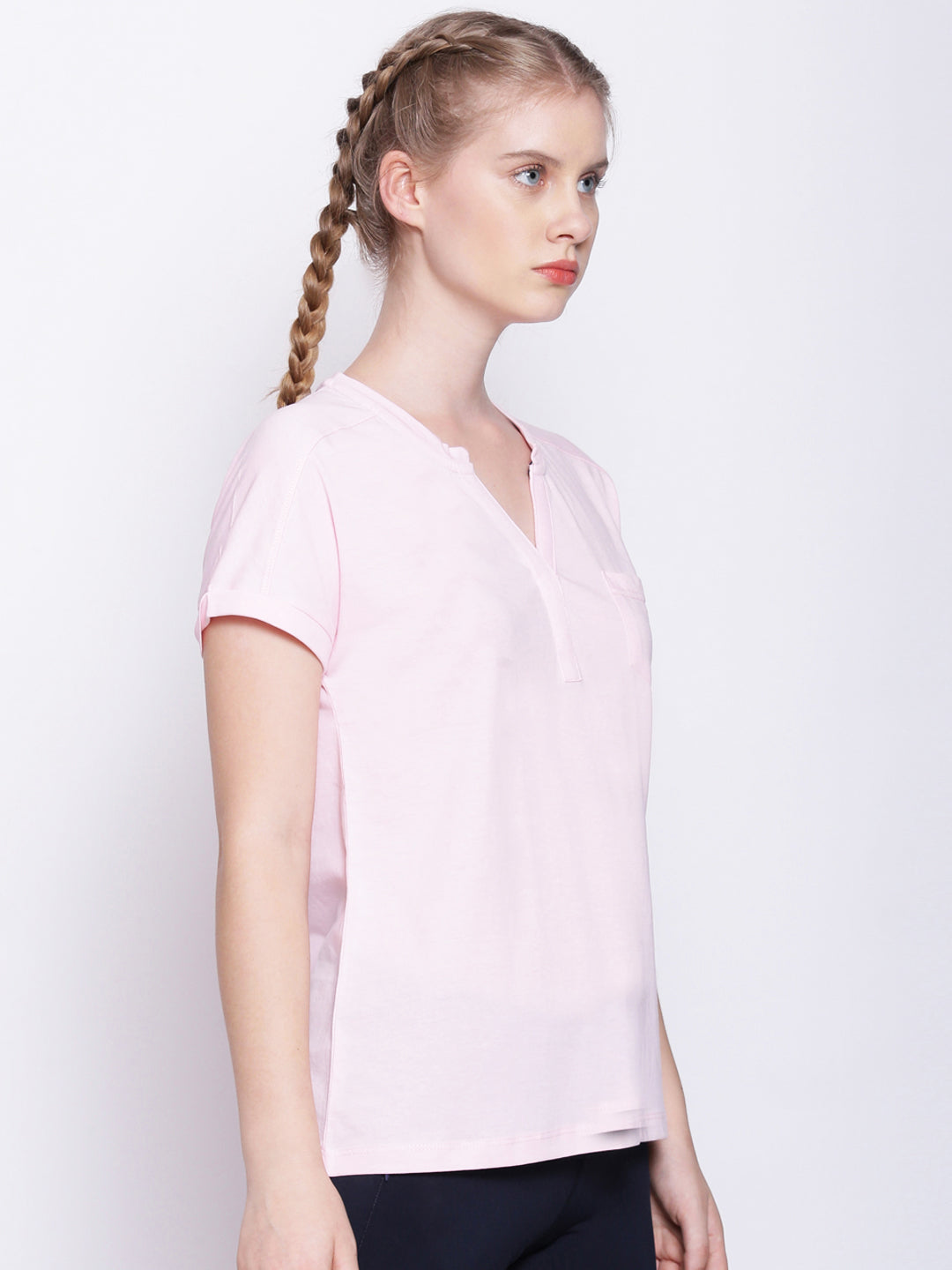 Womens Premium Cotton Half Sleeve Tops