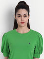 Womens Premium Cotton Volume Sleeve Tops