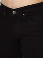 Premium Men'S Jet Black Relaxed Fit Jeans