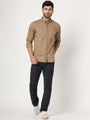 Premium Men'S Grey Dark Wash Relaxed Fit Jeans