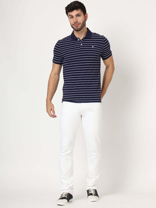 Premium Men'S White Relaxed Fit Jeans