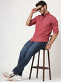 Premium Men'S Blue Mid Wash Relaxed Fit Jeans