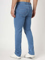 Premium Men'S Blue Medium Wash Relaxed Fit Jeans