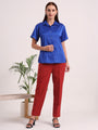 Women's Short Sleeve European Satin Shirt
