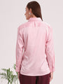 Tailored Fit European Satin Shirt With Pleated Placket