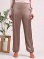 Women's European Satin Loose Fit Trouser