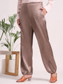 Women's European Satin Loose Fit Trouser