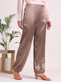 Women's European Satin Loose Fit Trouser
