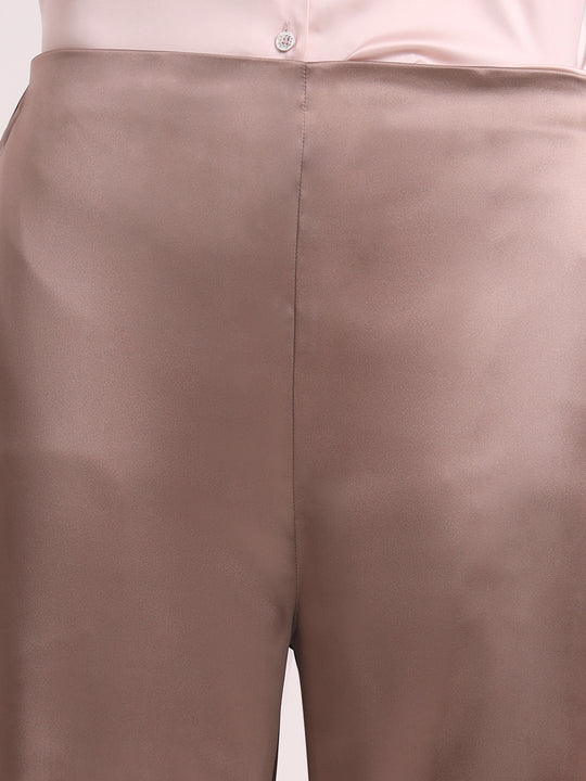 Women's European Satin Loose Fit Trouser