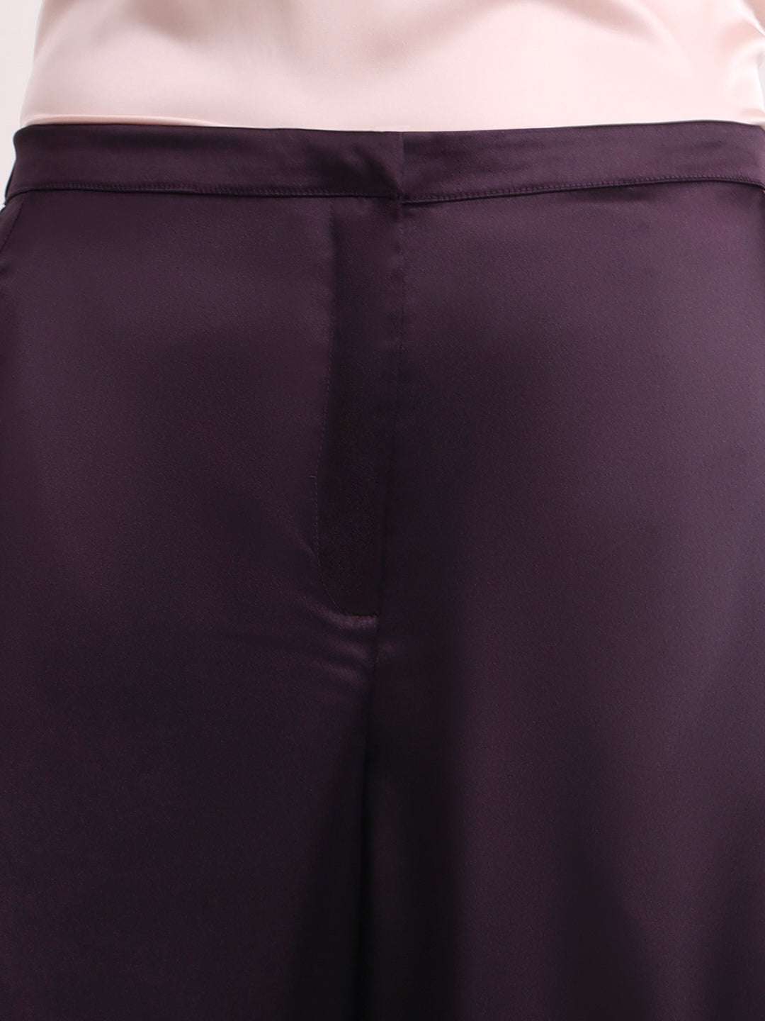 Women's European Satin Loose Fit Trouser