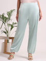 Women's European Satin Loose Fit Trouser