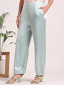 Women's European Satin Loose Fit Trouser