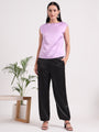 Women's European Satin Loose Fit Trouser