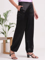 Women's European Satin Loose Fit Trouser