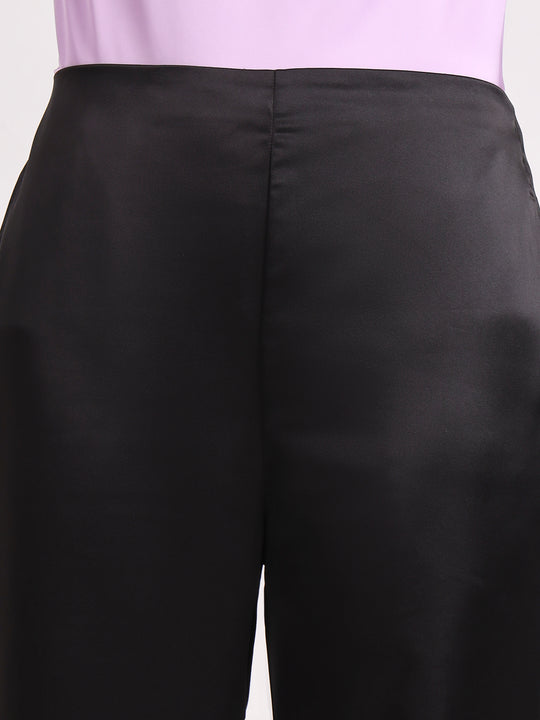 Women's European Satin Loose Fit Trouser