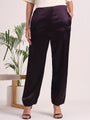 Women's European Satin Loose Fit Trouser