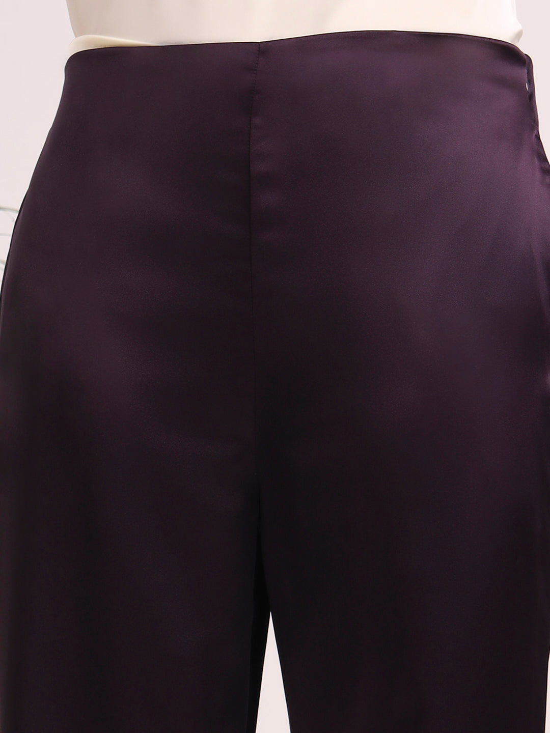 Women's European Satin Loose Fit Trouser
