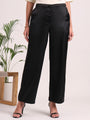 Women's European Satin Loose Fit Trouser