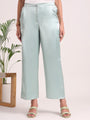 Women's European Satin Loose Fit Trouser