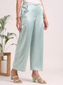 Women's European Satin Loose Fit Trouser