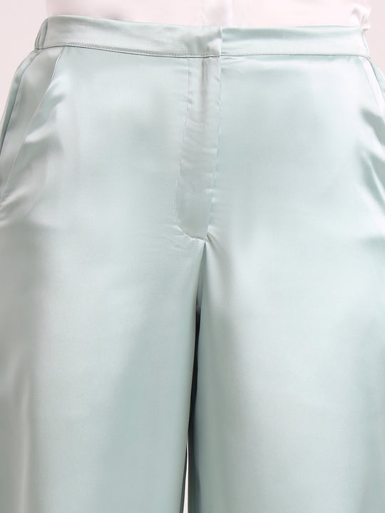 Women's European Satin Loose Fit Trouser
