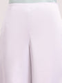 Women'S European Satin Regular Fit Flared Trouser