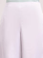 Women'S European Satin Regular Fit Flared Trouser