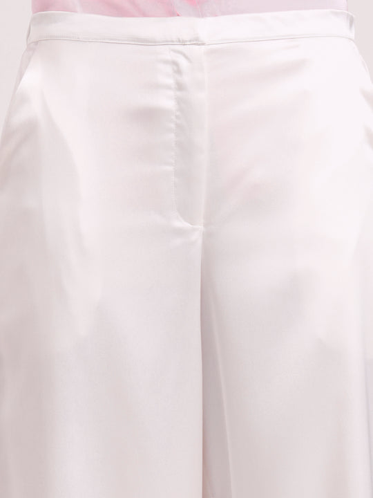 Women's European Satin Loose Fit Trouser