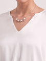 Women's European Satin V Neck Long Sleeve Top