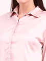 Women'S European Satin A Symetrical Shirt Top