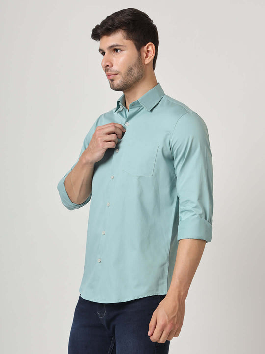 Premium Cotton Satin Shirt