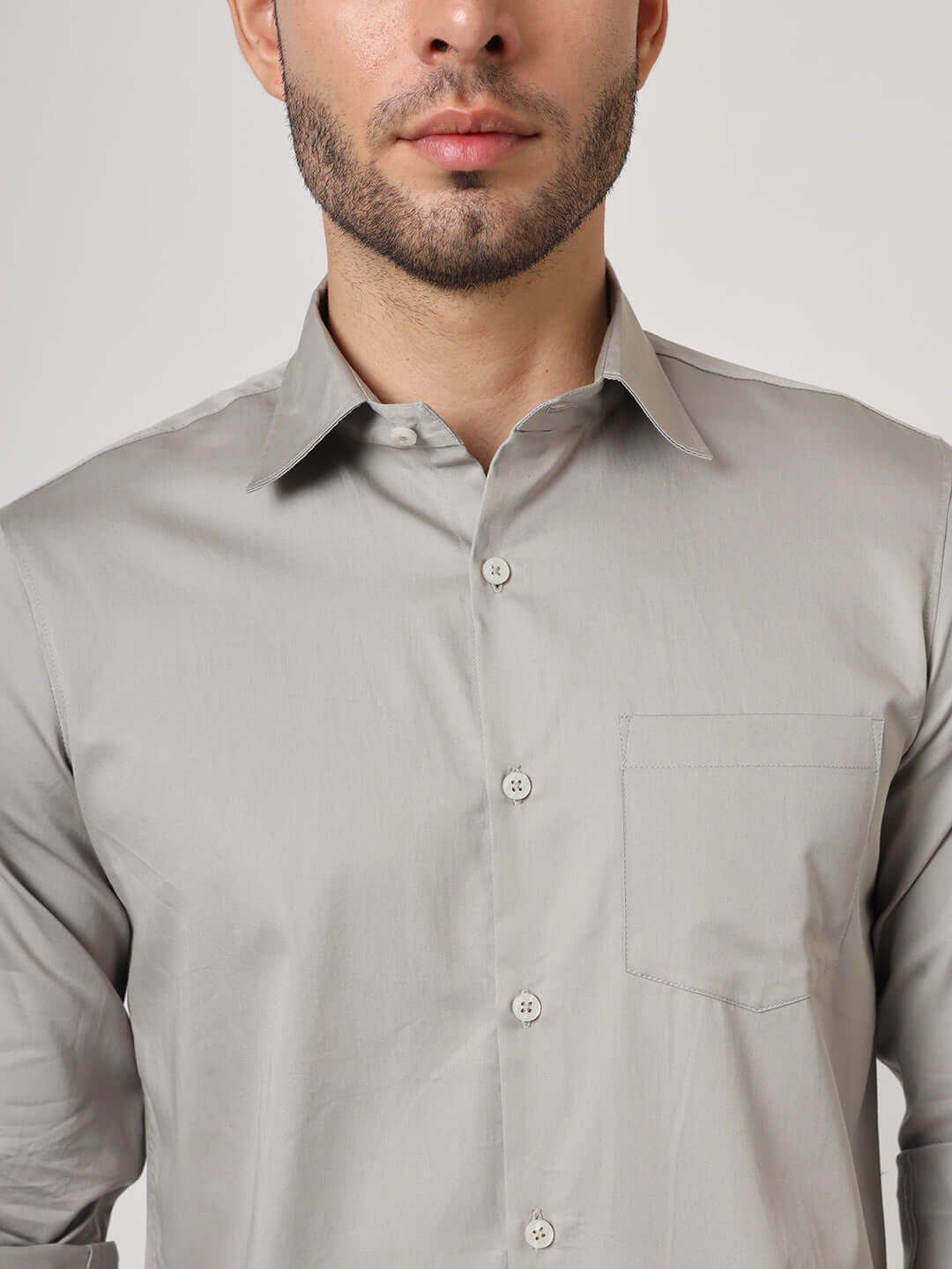 Premium Cotton Satin Shirt